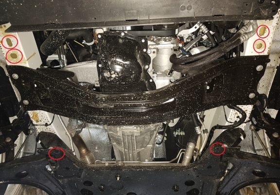 Protetor de Carter de aço Ford Transit Custom