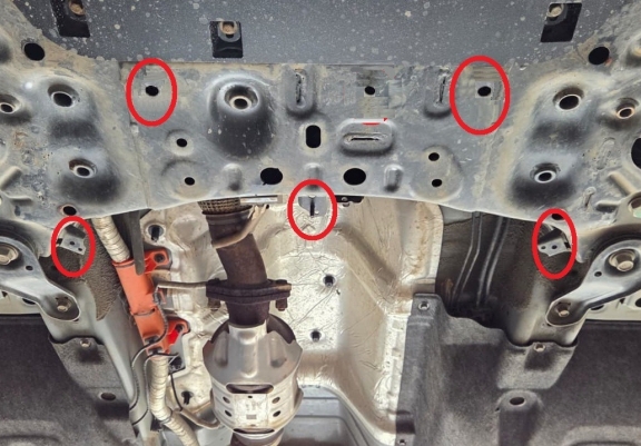 Protetor de conversor catalítico/cat lock Kia sportage